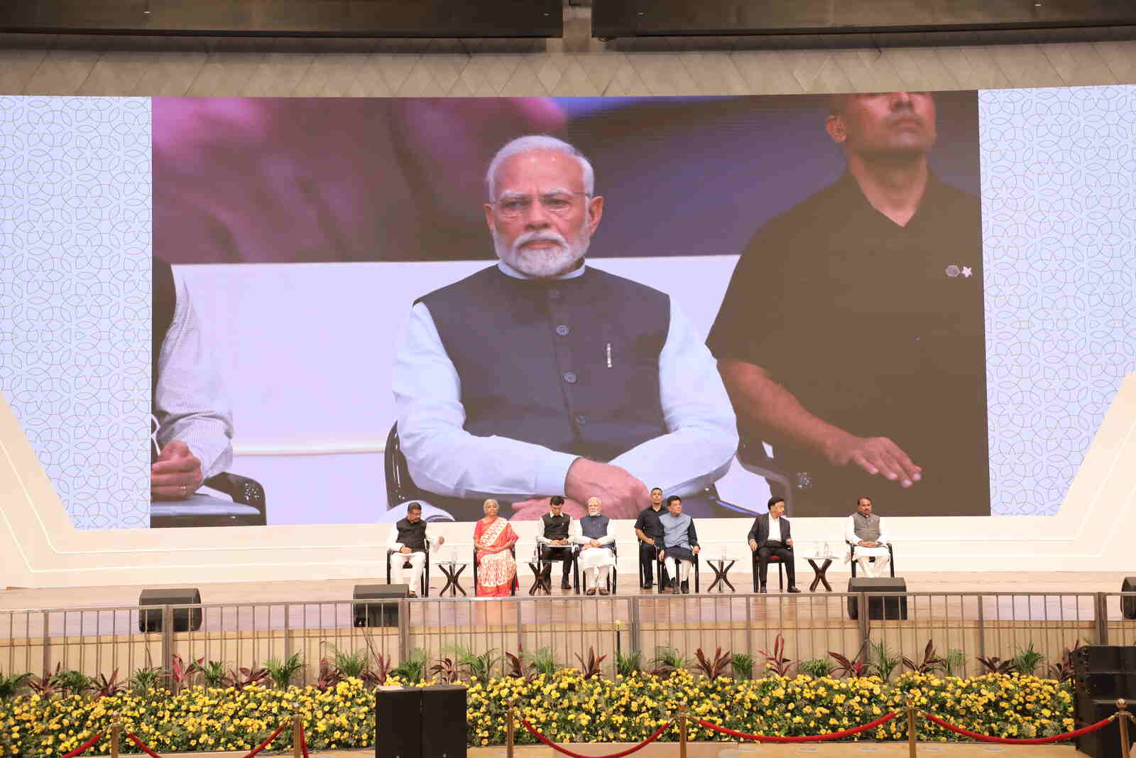 Government panel discussion on stage